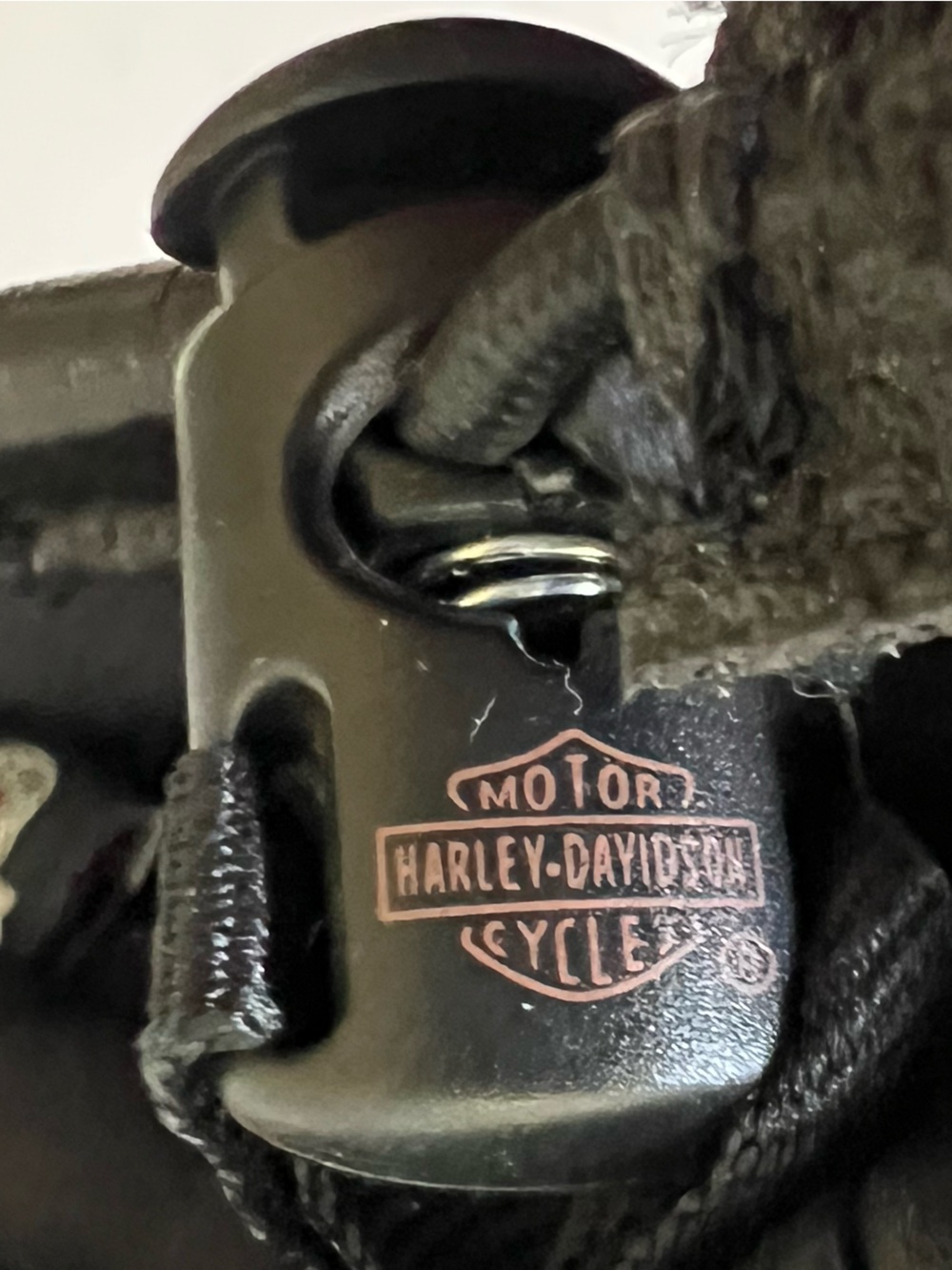Harley Davidson Black Leather Insulated Gauntlet Motorcycle Gloves All Seasons - Picture 12 of 12